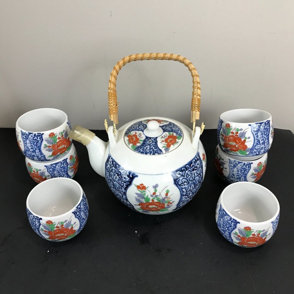 7pc NWOT Japanese Tea Set with 6 cups